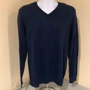 Old Navy NWT V Neck Sweater Men's Medium Navy Blue